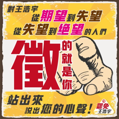 一起加入罷免王浩宇